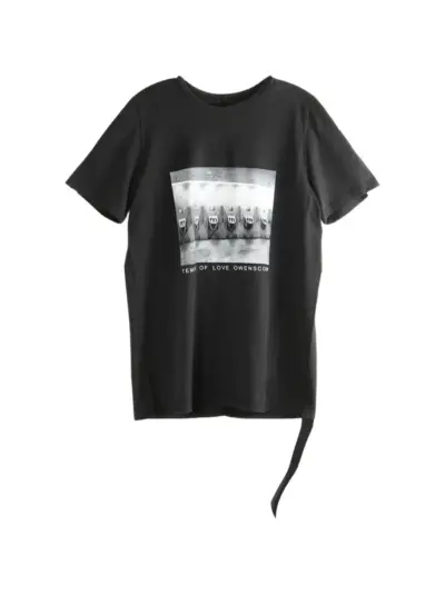 Rick Owens DRKSHDW graphic T-shirt - Black