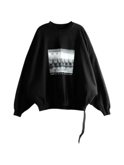 Rick Owens DRKSHDW graphic crew-neck T-shirt - Black
