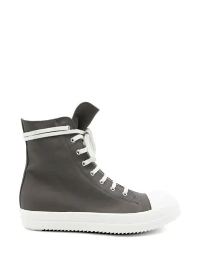 Rick Owens DRKSHDW lace-up hi-top sneakers - Grey