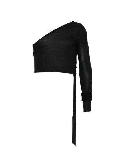 Rick Owens DRKSHDW one-shoulder top - Black