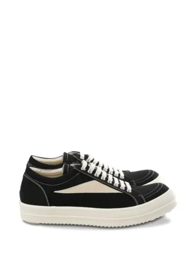 Rick Owens DRKSHDW panelled low-top sneakers - Black