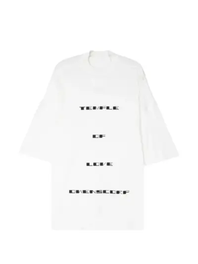 Rick Owens DRKSHDW short-sleeve print T-shirt - White