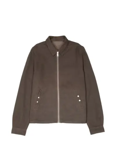 Rick Owens DRKSHDW zip-front jacket - Brown