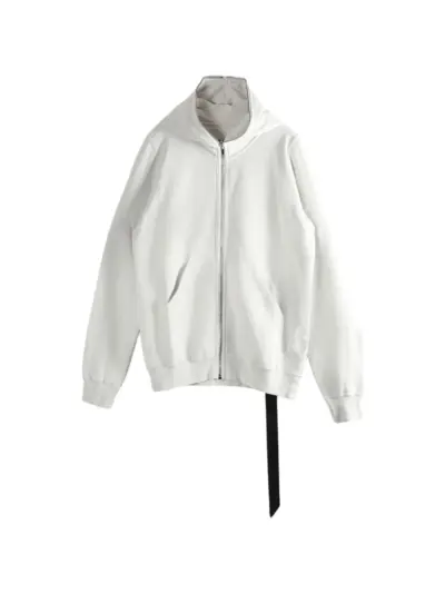 Rick Owens DRKSHDW zip hoodie - White