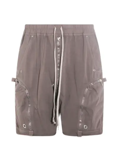 Rick Owens DRKSHDW zip-up cargo shorts - Grey