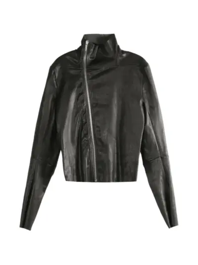 Rick Owens Gary leather jacket - Black