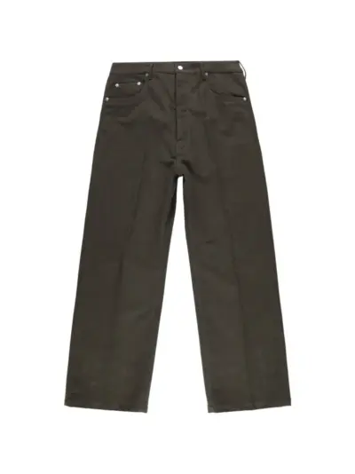 Rick Owens Geth brushed twill jeans - Brown