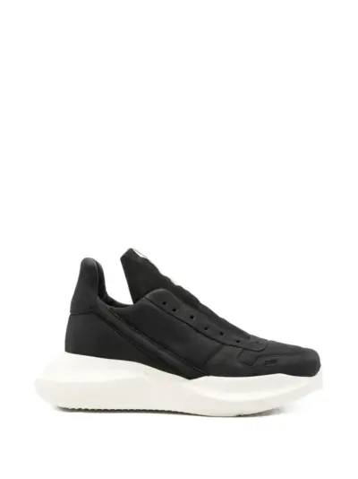 Rick Owens Geth leather sneakers - Black