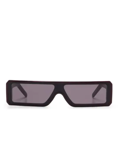 Rick Owens Geth sunglasses - Red