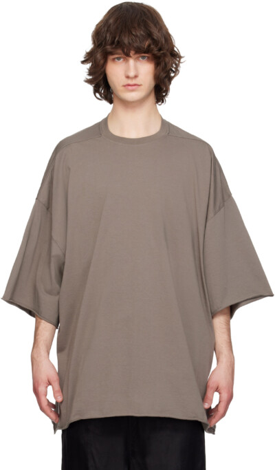 Rick Owens Gray Temple Tommy T-shirt