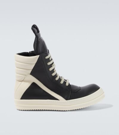 Rick Owens Leather high-top sneakers