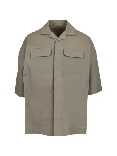 Rick Owens Magnum Tommy flap-pocket shirt - Grey