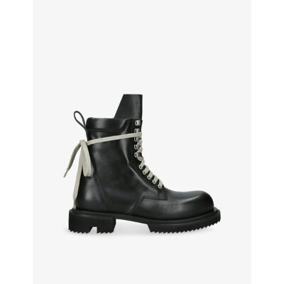 Rick Owens Mens Rick Owens Low Army Gabe Leather Ankle Boots