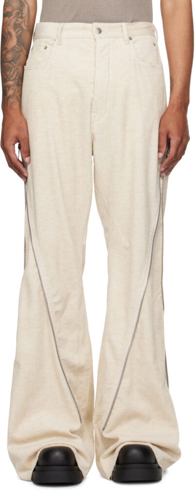 Rick Owens Off-White Concordians Bolan Banana Trousers