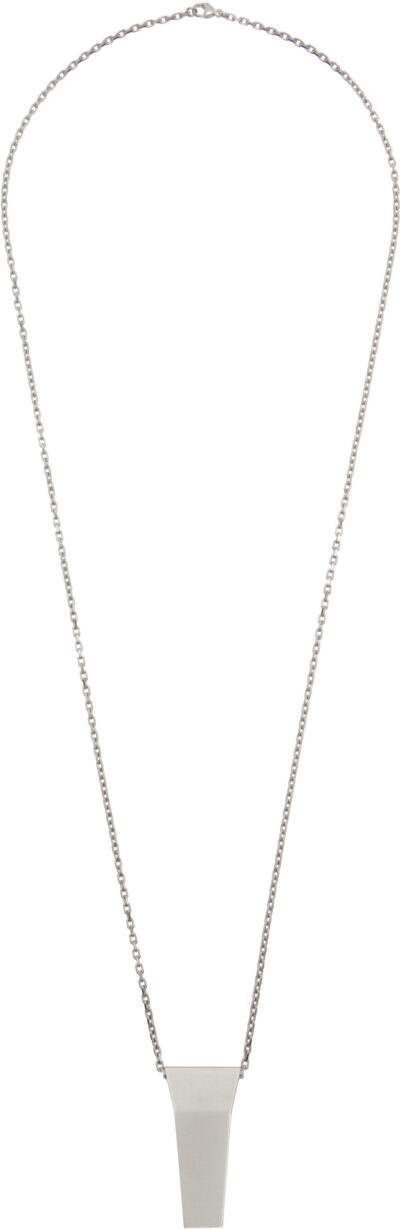 Rick Owens Temple Open Trunk Charm Necklace