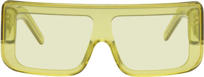 Rick Owens Yellow Documenta Sunglasses