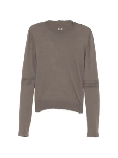 Rick Owens cropped biker jumpers - Brown