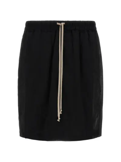 Rick Owens drawstring-waist shorts - Black