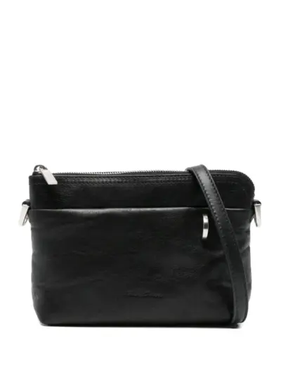 Rick Owens leather shoulder bag - Black