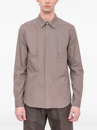 Rick Owens long-sleeve shirt - Grey