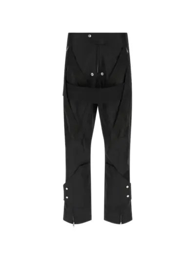 Rick Owens multi-zip trousers - Black