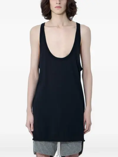 Rick Owens scoop-neck tank top - Black