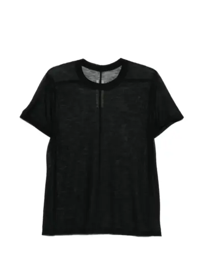 Rick Owens sheer seam T-shirt - Black