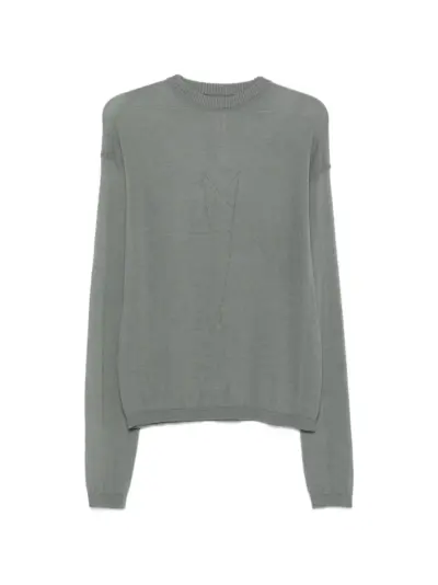 Rick Owens star-intarsia sweater - Green