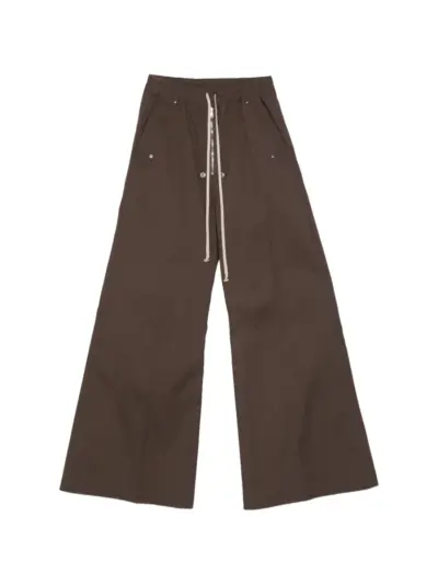 Rick Owens zip detail trousers - Brown