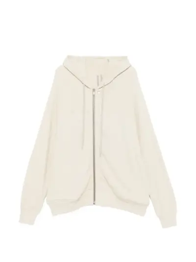 Rick Owens zip-up hoodie - Neutrals