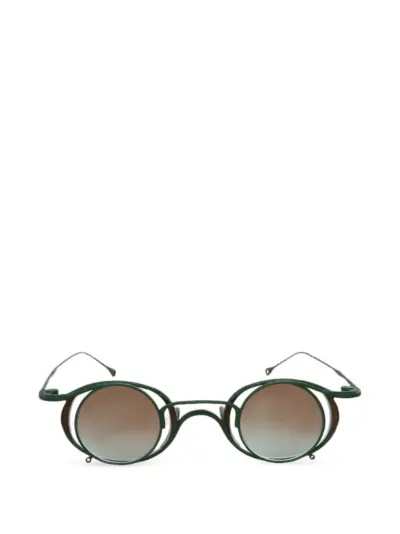 Rigards round-frame glasses - Green