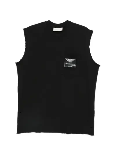 Song For The Mute Soft Roots tank top - Black