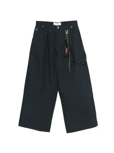 Song For The Mute charm-embellishment jeans - Blue