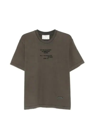 Song For The Mute embroidered T-shirt - Brown
