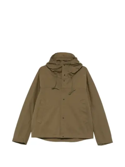 Ten C Shannon zip-up hooded jacket - Green