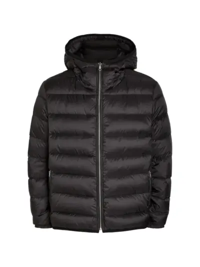 Ten C hooded puffer jacket - Black