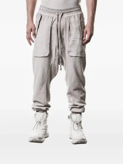 Thom Krom cargo drawstring track pants - Grey