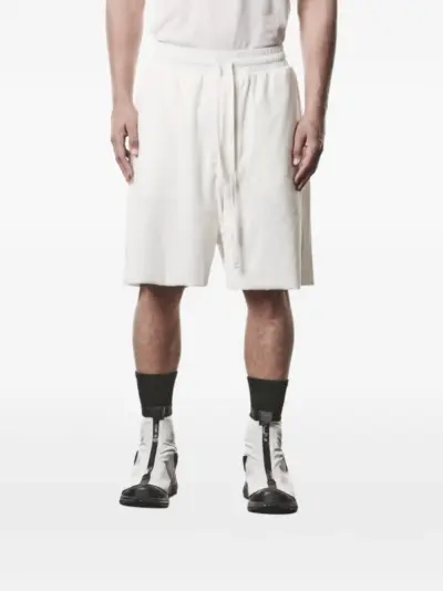 Thom Krom drawstring pocket shorts - White