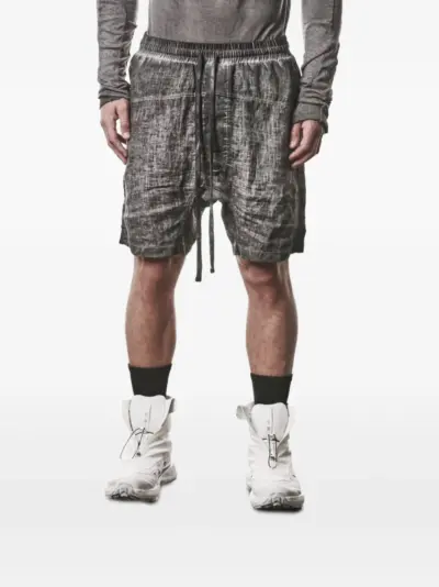 Thom Krom drawstring woven shorts - Grey