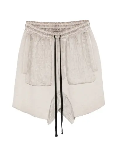 Thom Krom drop-crotch shorts - Neutrals