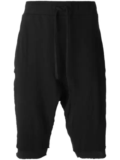 Thom Krom dropped crotch layered shorts - Black