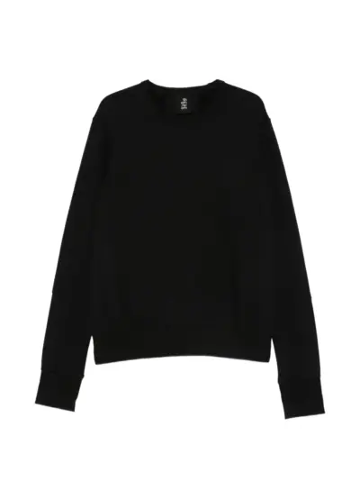Thom Krom panelled crew-neck sweatshirt - Black