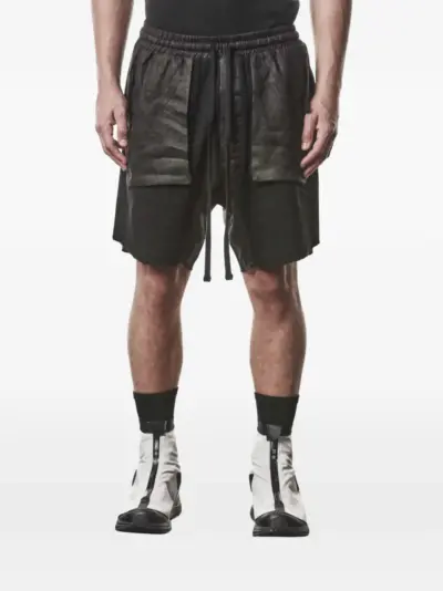 Thom Krom pocket drawstring shorts - Black