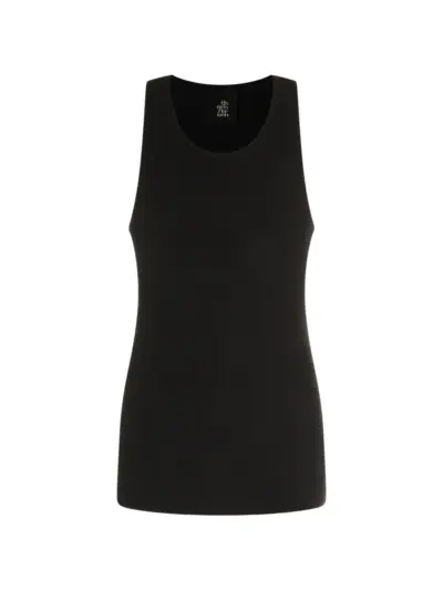 Thom Krom round-neck vest - Black