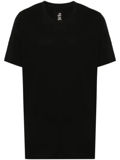Thom Krom short-sleeve cotton T-shirt - Black
