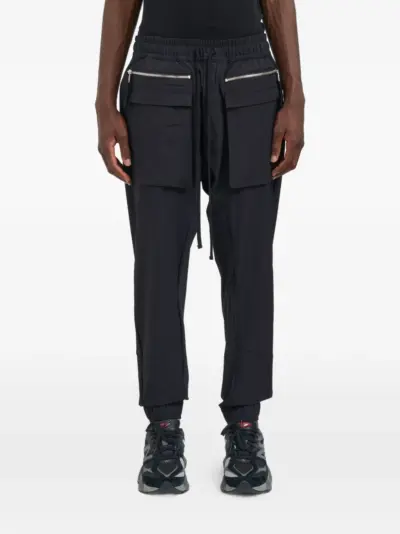 Thom Krom zip-pocket cargo trousers - Black