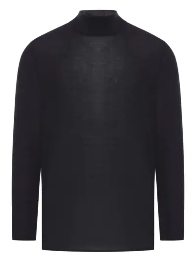 Transit long-sleeve sweater - Black