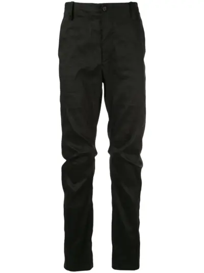 Uma Wang crinkle-effect tailored trousers - Black