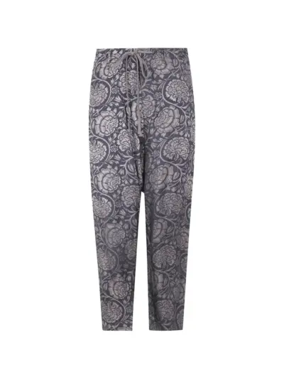Uma Wang floral-print trousers - Black