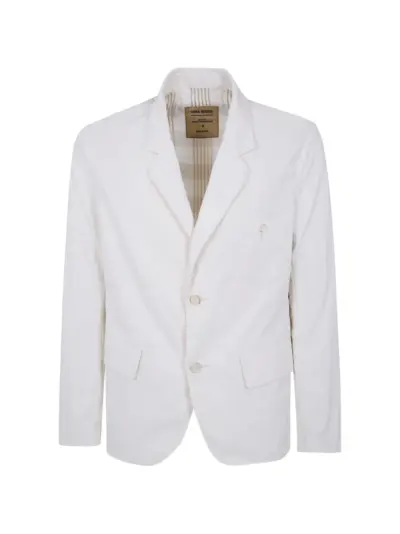 Uma Wang striped jacket - White
